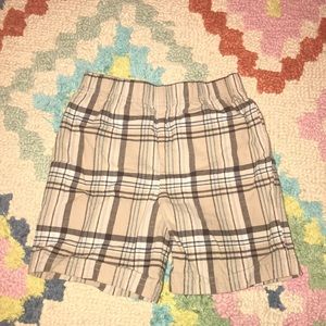 Boys plaid shorts